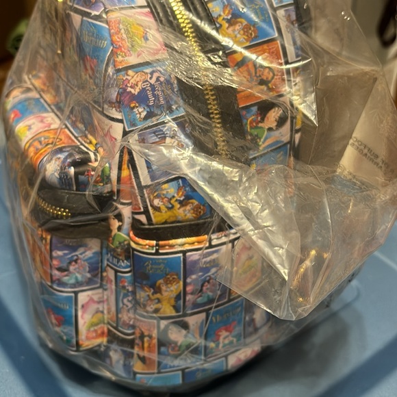 Loungefly Disney Princess VHS Tapes Mini Backpack (Exclusive Reprint) - Picture 5 of 9